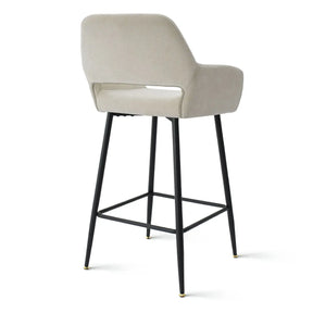 William 27"H Counter Stool with Arms (Set of 2)